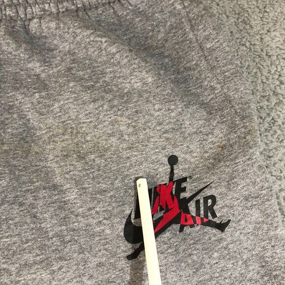 Air Jordan Pants Men XL Gray‎ Basketball Joggers Sweatpants Tapered Sportswear - Picture 2 of 12